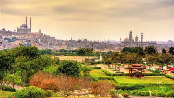 Al-Azhar Park and Mohamed Ali's Mosque