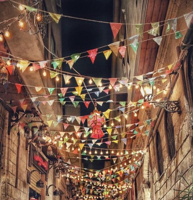 Egypt Ramadan street decorations traditions